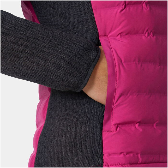 2024 Helly Hansen Mujer Arctic Ocean Hybrid Chaqueta Aislante 30370 - Magenta 2.0